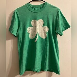 Saint Patrick’s Day Lucky 3 Leaf Clover Green Shirt Shamrock St. Patty’s Day